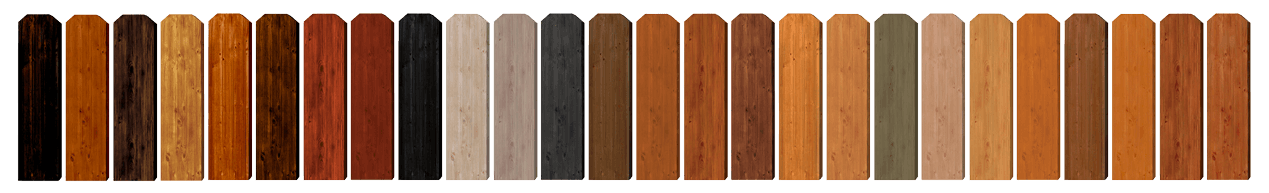 Fence stain colors in Yuba City