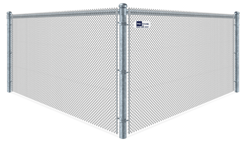 Mini Mesh Anti-Climb Chain Link fence contractor in Yuba City
