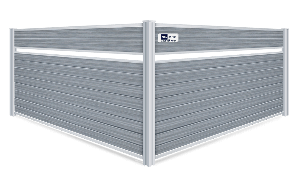 Decorative composite fence company in Yuba City