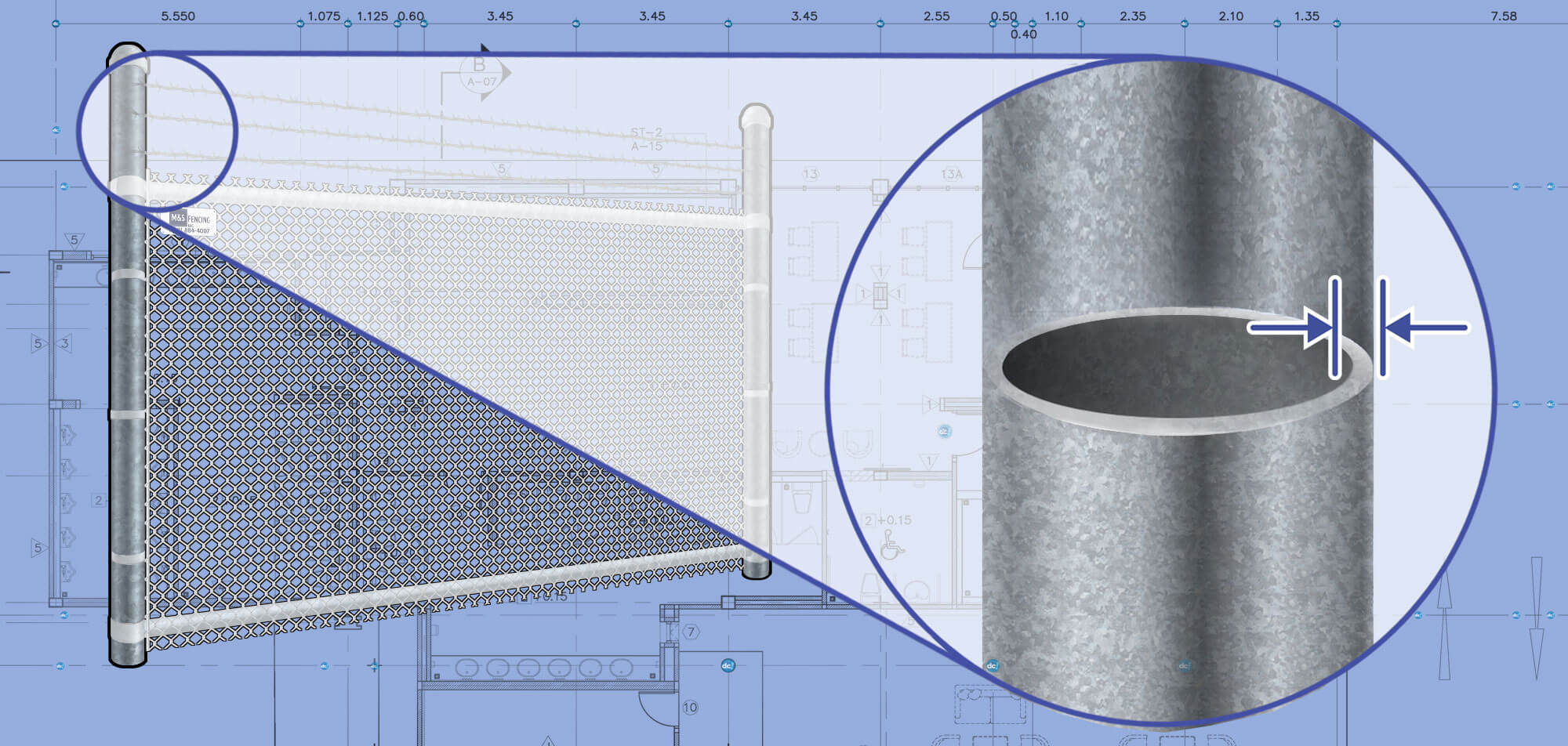 Yuba City Commercial Chain Link fence Posts installation company