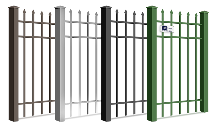 green ornamental steel fence company in Yuba City