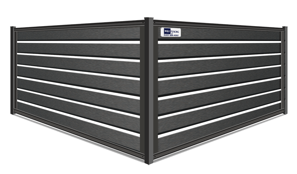 FenceTrac Semi-Privacy Aluminum Infill Fence Contractor in Yuba City