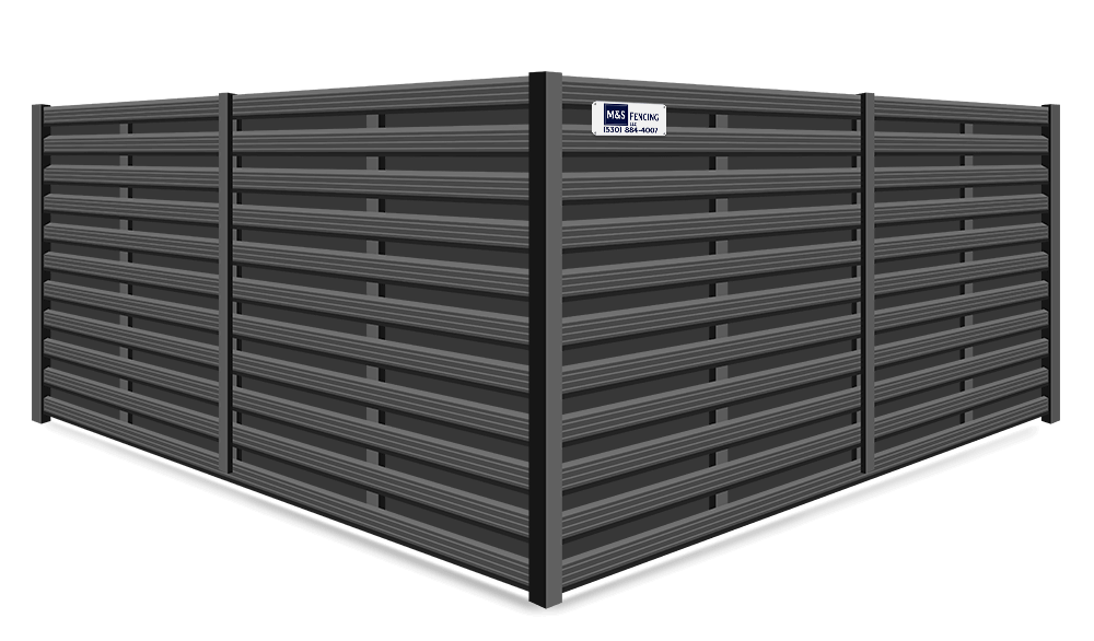 FenceTrac Semi-Privacy Aluminum Infill Fence Contractor in Yuba City