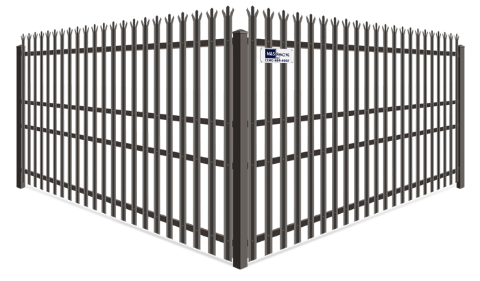 Trident Security ornamental steel fence company in Yuba City