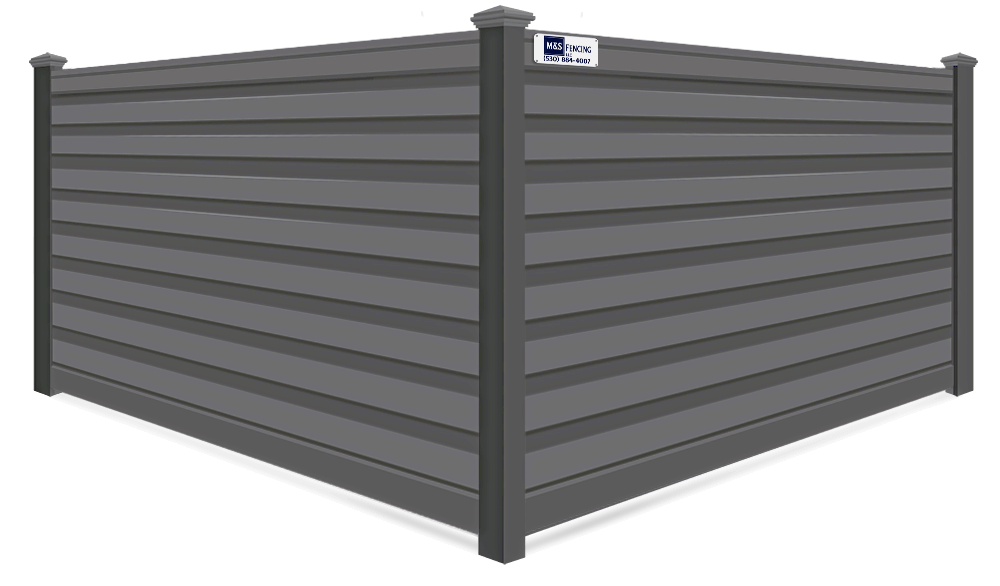 Winchester Horizontal Privacy Trex fence company in Yuba City