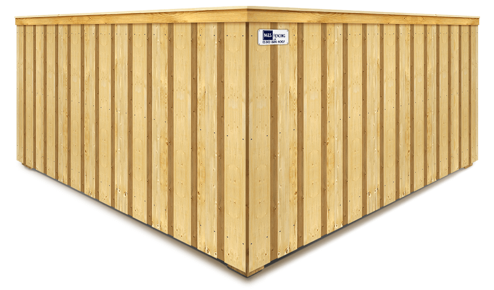 Board on Board wood fence company in Yuba City