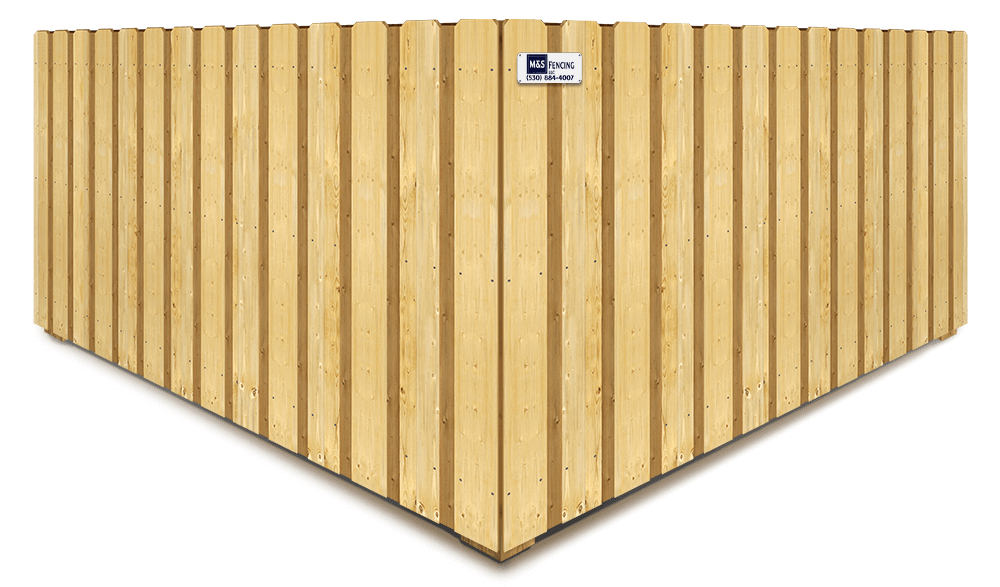 Board on Board wood fence company in Yuba City