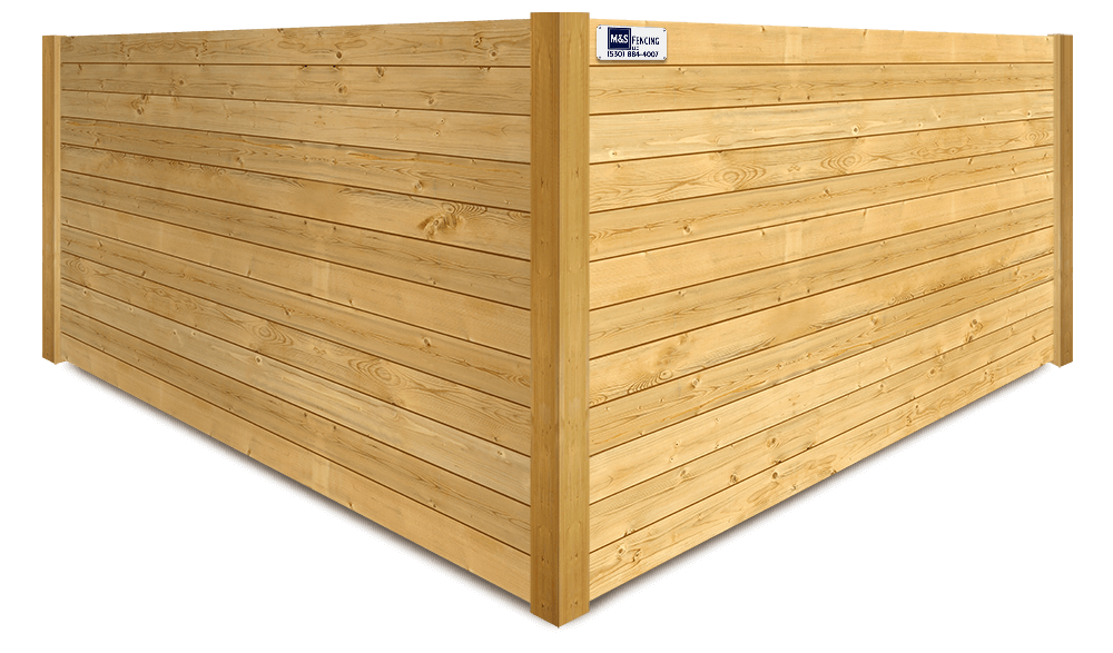 Horizontal wood fence company in Yuba City