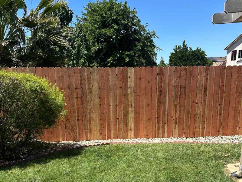 Wood fencing in Yuba City